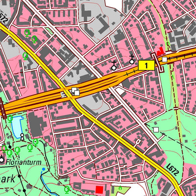 Bezirksregierung Köln Dortmund 1 (1:25,000) digital map