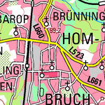 Bezirksregierung Köln Dortmund (1:100,000) digital map
