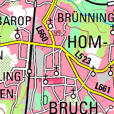 Bezirksregierung Köln Dortmund (1:100,000) digital map