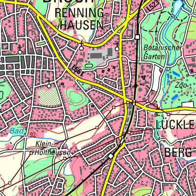 Bezirksregierung Köln Dortmund (1:50,000) digital map