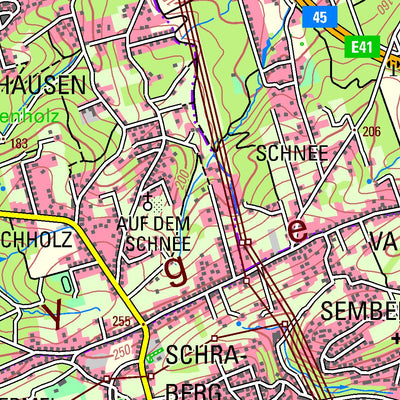 Bezirksregierung Köln Dortmund (1:50,000) digital map