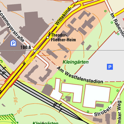 Bezirksregierung Köln Dortmund 3 (1:10,000) digital map