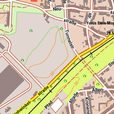 Bezirksregierung Köln Duisburg 1 (1:10,000) digital map