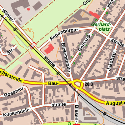 Bezirksregierung Köln Duisburg 1 (1:10,000) digital map