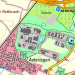 Bezirksregierung Köln Duisburg 1 (1:25,000) digital map