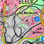 Bezirksregierung Köln Duisburg (1:100,000) digital map