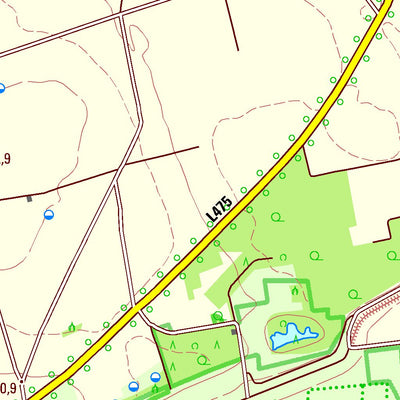 Bezirksregierung Köln Duisburg 5 (1:25,000) digital map