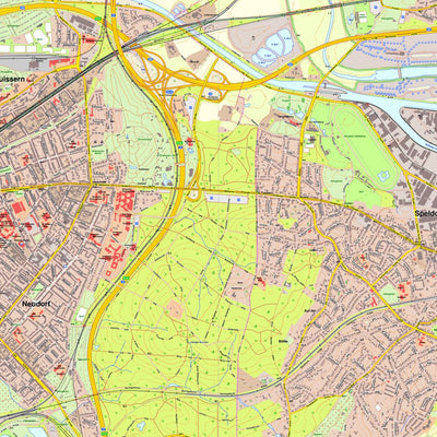 Bezirksregierung Köln Duisburg 9 (1:10,000) digital map