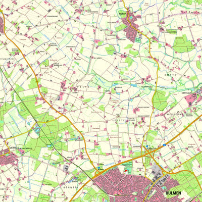 Bezirksregierung Köln Dülmen 1 (1:25,000) digital map