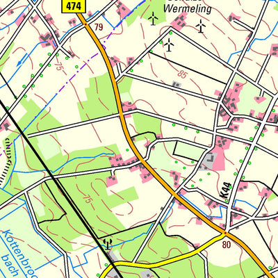 Bezirksregierung Köln Dülmen (1:50,000) digital map