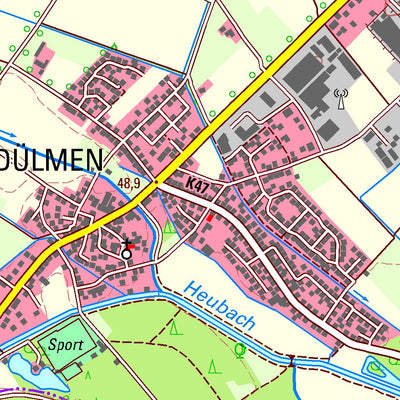 Bezirksregierung Köln Dülmen 2 (1:25,000) digital map