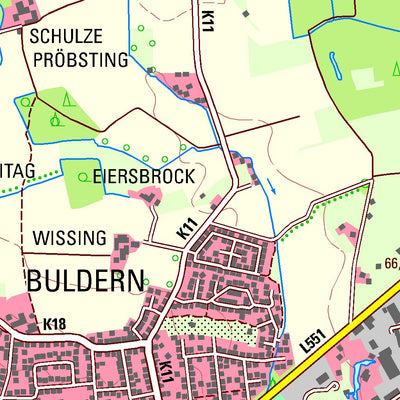 Bezirksregierung Köln Dülmen 3 (1:25,000) digital map