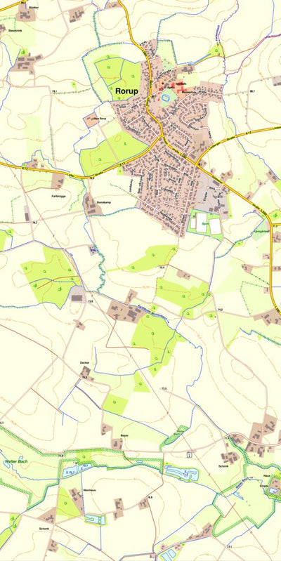 Bezirksregierung Köln Dülmen 6 (1:10,000) digital map