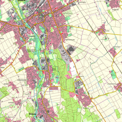 Bezirksregierung Köln Düren (1:25,000) digital map