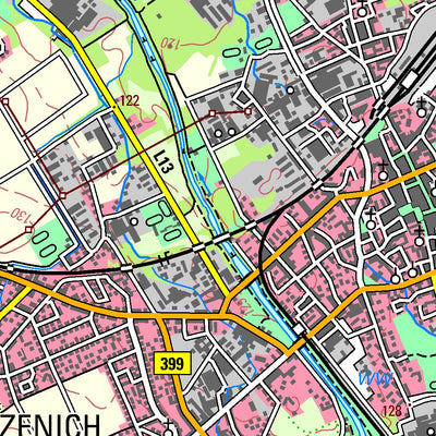 Bezirksregierung Köln Düren (1:50,000) digital map