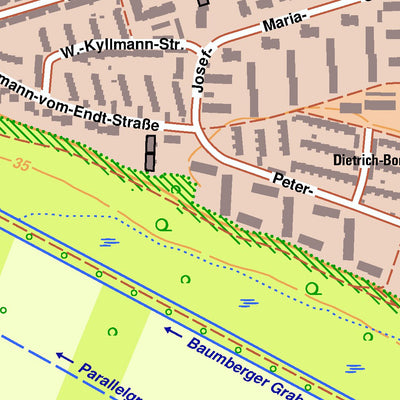 Bezirksregierung Köln Düsseldorf 2 (1:10,000) digital map