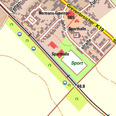 Bezirksregierung Köln Elsdorf 2 (1:10,000) digital map