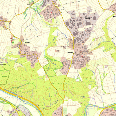 Bezirksregierung Köln Ense 1 (1:10,000) digital map