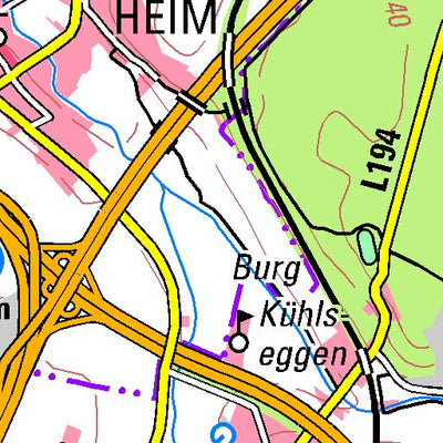 Bezirksregierung Köln Erftstadt (1:100,000) digital map