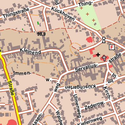Bezirksregierung Köln Erkelenz 1 (1:10,000) digital map