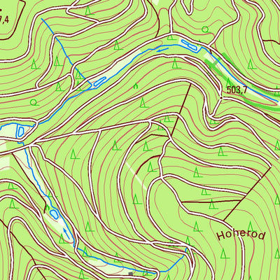 Bezirksregierung Köln Erndtebrück (1:25,000) digital map