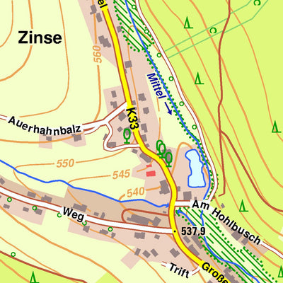 Bezirksregierung Köln Erndtebrück 3 (1:10,000) digital map