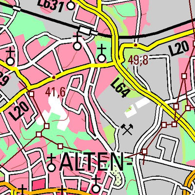 Bezirksregierung Köln Essen (1:100,000) digital map