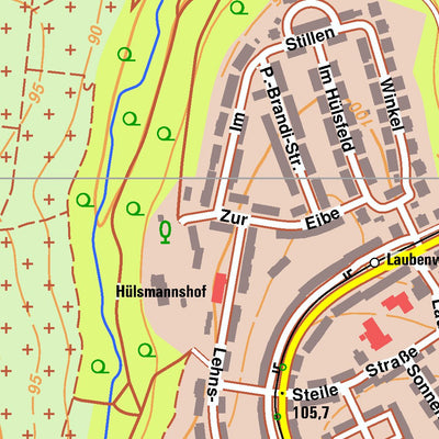 Bezirksregierung Köln Essen 15 (1:10,000) digital map
