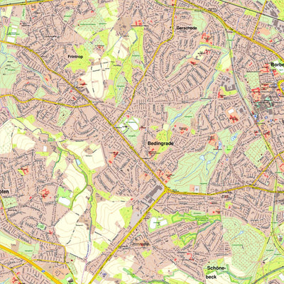 Bezirksregierung Köln Essen 5 (1:10,000) digital map
