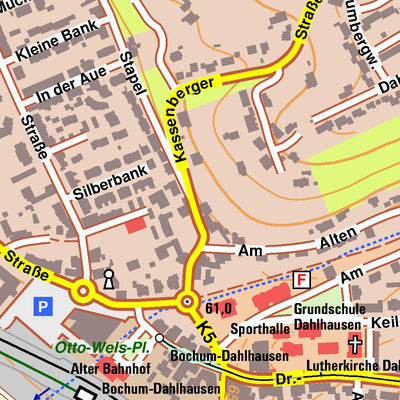 Bezirksregierung Köln Essen 8 (1:10,000) digital map