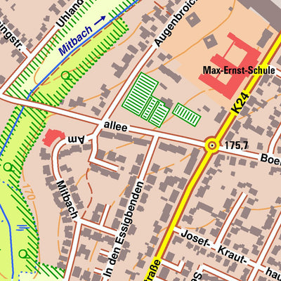 Bezirksregierung Köln Euskirchen 1 (1:10,000) digital map