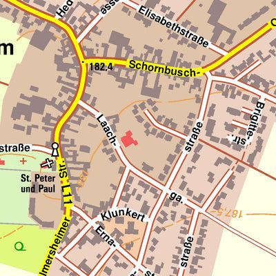 Bezirksregierung Köln Euskirchen 3 (1:10,000) digital map