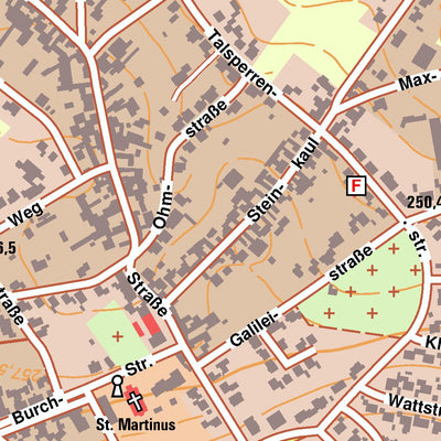Bezirksregierung Köln Euskirchen 8 (1:10,000) digital map