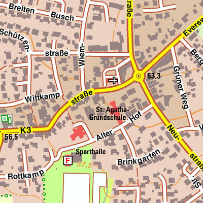 Bezirksregierung Köln Everswinkel 1 (1:10,000) digital map