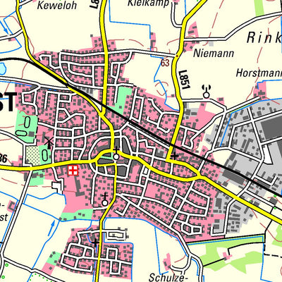 Bezirksregierung Köln Everswinkel (1:50,000) digital map