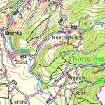 Bezirksregierung Köln Extertal (1:50,000) digital map
