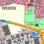 Bezirksregierung Köln Frechen (1:25,000) digital map