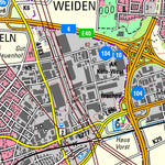 Bezirksregierung Köln Frechen (1:50,000) digital map
