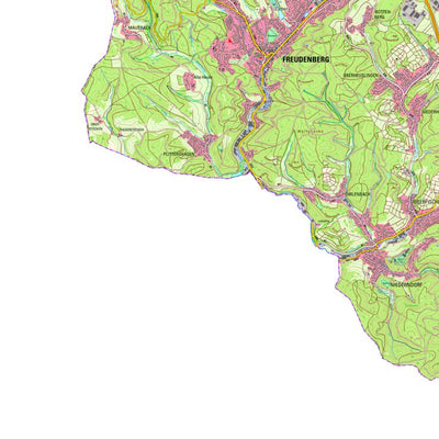 Bezirksregierung Köln Freudenberg (1:25,000) digital map
