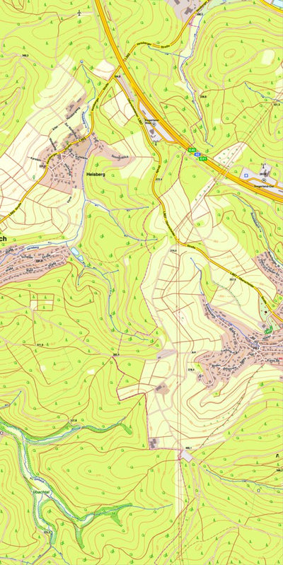 Bezirksregierung Köln Freudenberg 4 (1:10,000) digital map