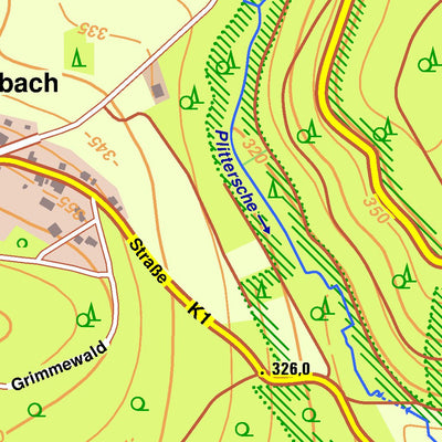 Bezirksregierung Köln Freudenberg 6 (1:10,000) digital map