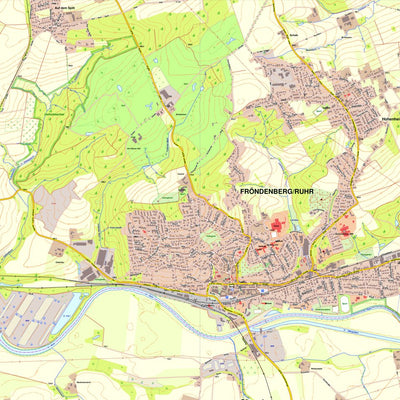 Bezirksregierung Köln Fröndenberg/Ruhr 1 (1:10,000) digital map