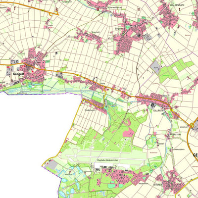 Bezirksregierung Köln Gangelt (1:25,000) digital map