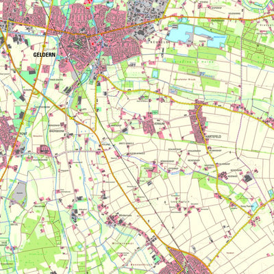 Bezirksregierung Köln Geldern 1 (1:25,000) digital map