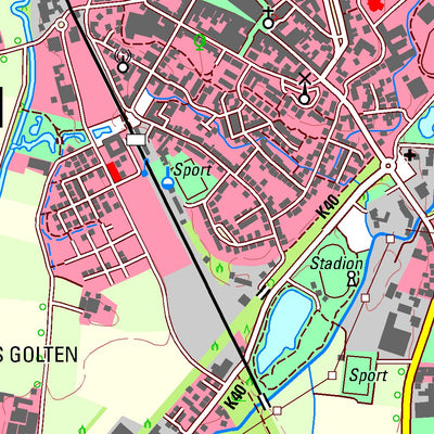 Bezirksregierung Köln Geldern 1 (1:25,000) digital map