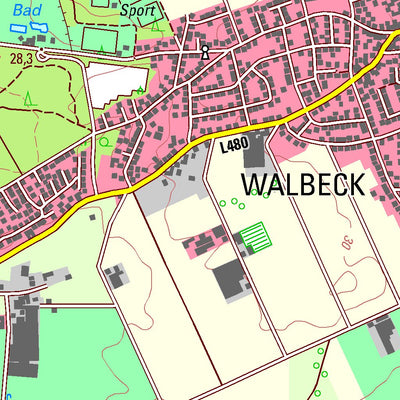 Bezirksregierung Köln Geldern 2 (1:25,000) digital map