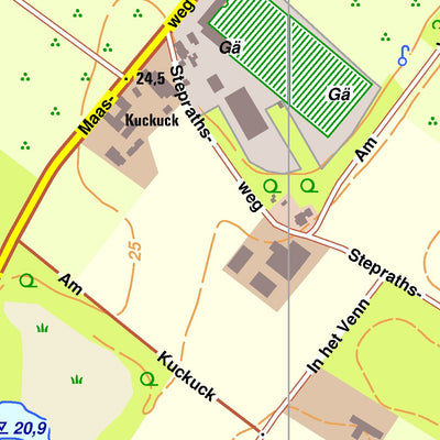 Bezirksregierung Köln Geldern 3 (1:10,000) digital map
