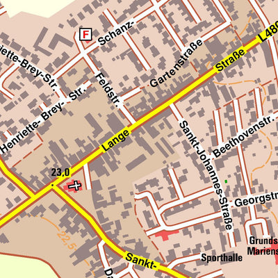 Bezirksregierung Köln Geldern 5 (1:10,000) digital map