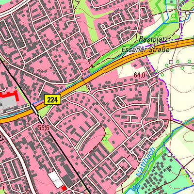 Bezirksregierung Köln Gelsenkirchen (1:25,000) digital map