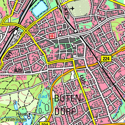 Bezirksregierung Köln Gelsenkirchen (1:50,000) digital map